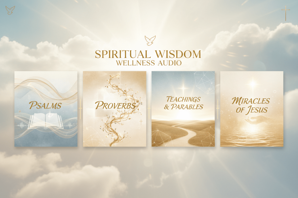 Psalms, Proverbs, Teachings-Parables, Miracles of Jesus - Calm-Mind Audio