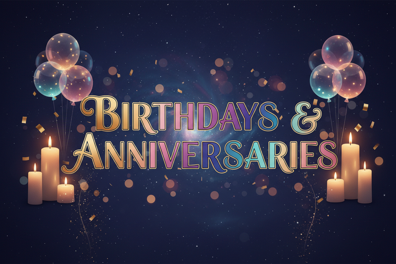 Birthdays & Anniversaries music