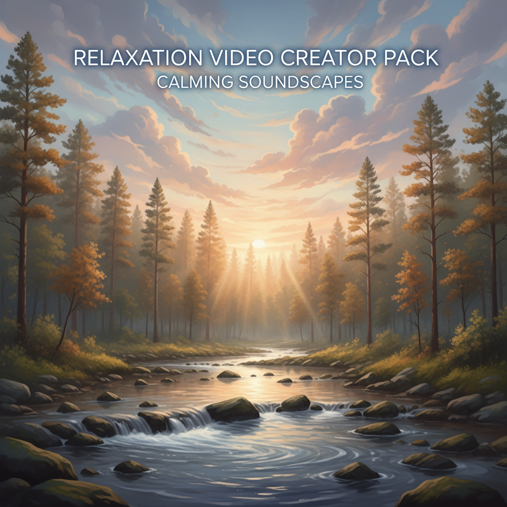 Relaxation Video Creator Pack Standard Pack (7 ambient tracks)