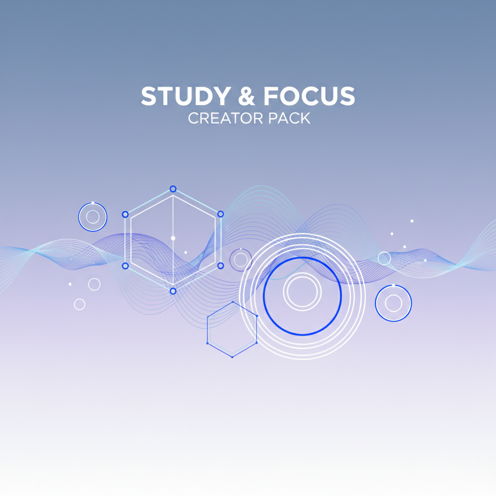 Study & Focus Creator Pack Standard Pack (7 Focus tracks) Vol 3