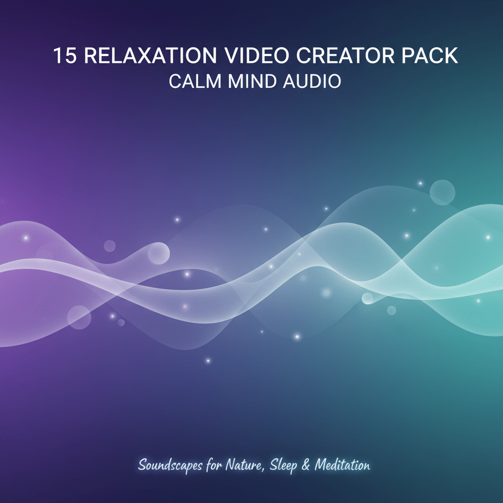 Relaxation Video Creator Pack Medium Pack (15 ambient tracks) - shop_name Relaxation Video Creator Pack Medium Pack (15 ambient tracks)