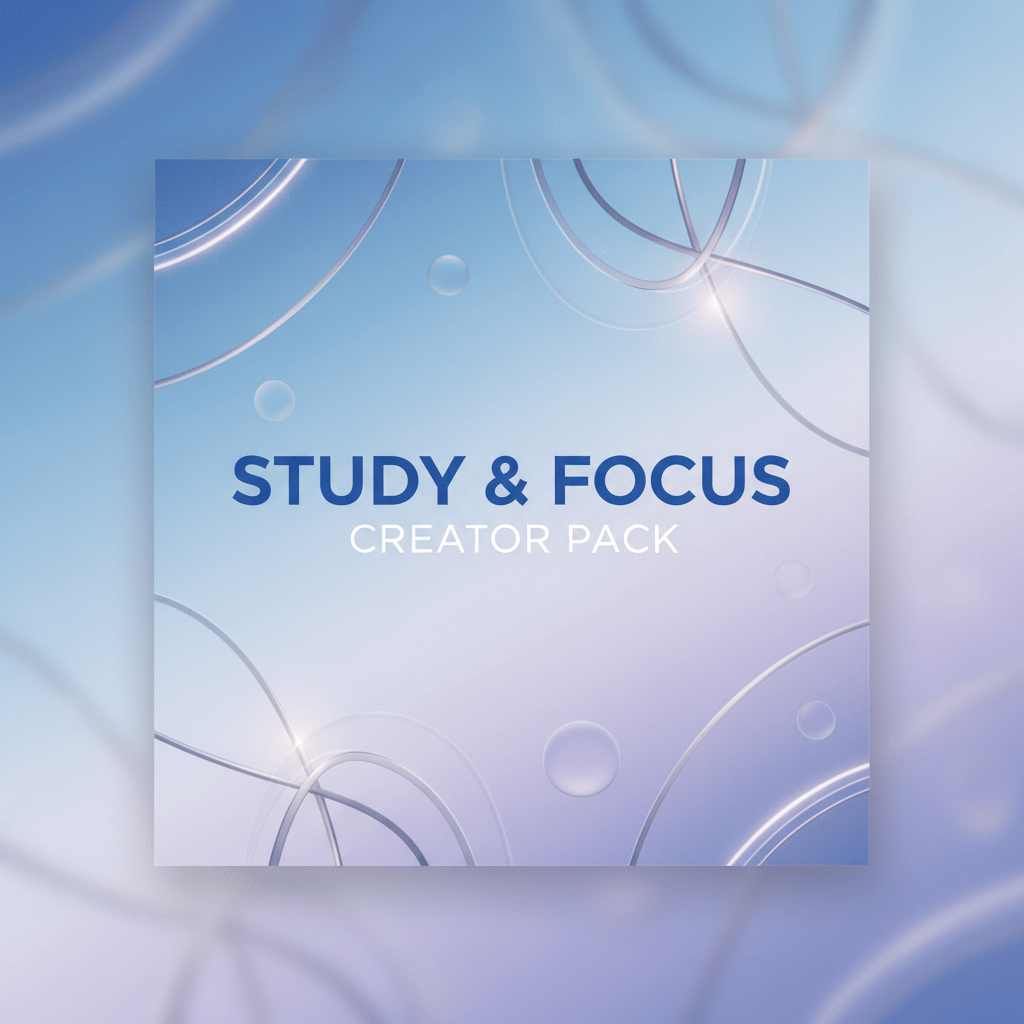 Study & Focus Creator Pack Standard Pack (7 Focus tracks) - shop_name Study & Focus Creator Pack Standard Pack (7 Focus tracks)