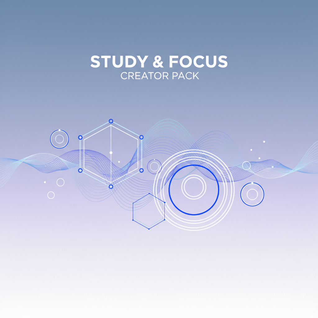 Study & Focus Creator Pack Standard Pack (7 Focus tracks) Vol 3 - shop_name Study & Focus Creator Pack Standard Pack (7 Focus tracks) Vol 3